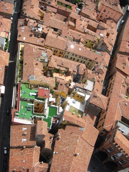 Střechy, Bologna, Itálie — Stock fotografie