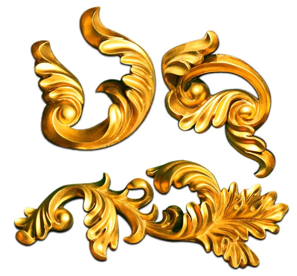 Gold baroque — Stock Photo, Image