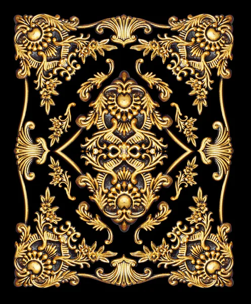 Golden baroque ornate — Stock Photo, Image