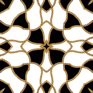 Baskı için altın zincirler