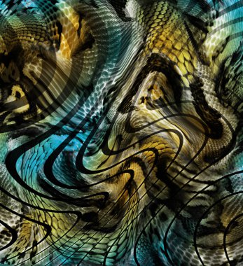 Yılan derisi deseni; Moda deseni