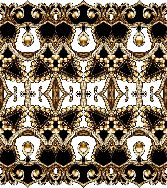 Altın barok ve süs elementleri