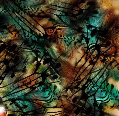  Kaplan derisi deseni; modaya uygun iz