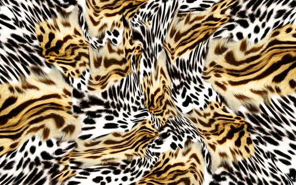 Textura Del Patrón Piel Leopardo Estampado Moda —  Fotos de Stock