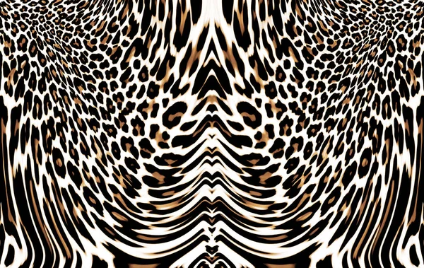 Luipaard Huidpatroon Textuur Modieuze Print — Stockfoto