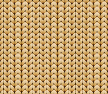 Büyük altın yün örgü dokusu. büyük örgü üzerinde desen.