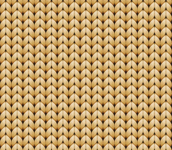 Büyük altın yün örgü dokusu. büyük örgü üzerinde desen.