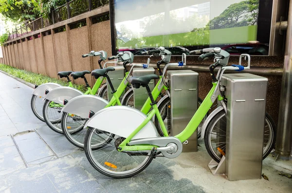 Bike at bicycle parking