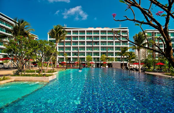 Resort piscina de viajes — Foto de Stock