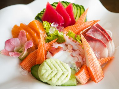 sashimi deniz ürünleri seti