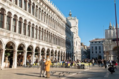 açık hava restoranı venice, İtalya