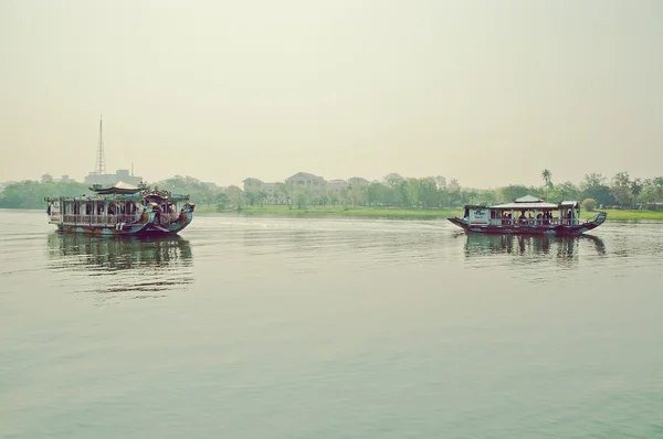 Dragon boat, Vietnam — Stockfoto