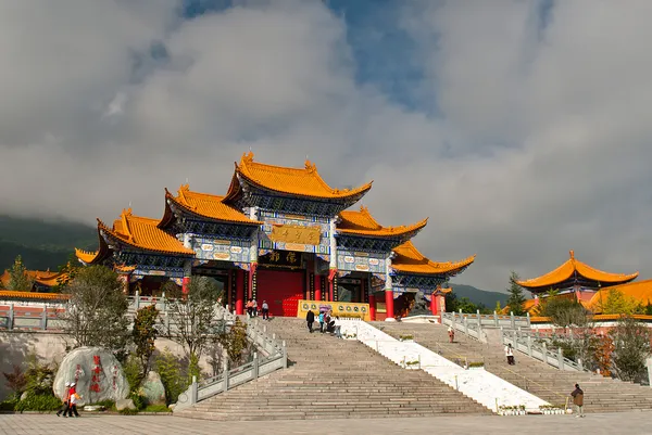 Buddhist pagodas in Dali Yunnan province of China — Stock Photo, Image
