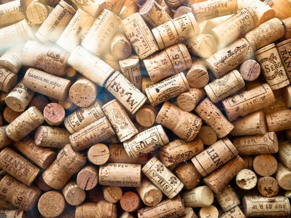 Fundo de cortiça de vinho — Fotografia de Stock