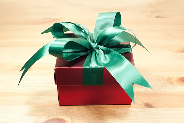 Vánoční dárková krabice — Stock fotografie