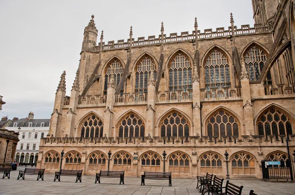 Arquitectura de la Abadía de Bath Somerest Inglaterra — Foto de Stock