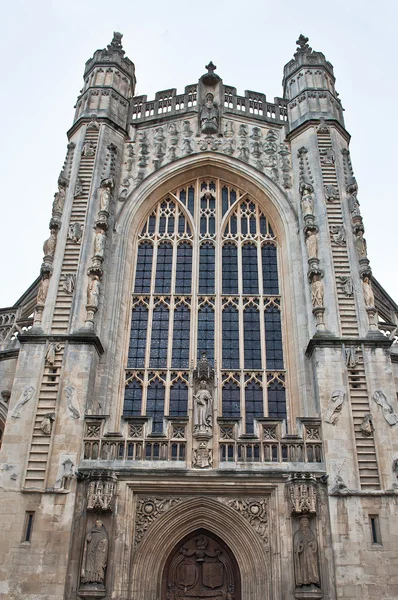 Arquitectura de la Abadía de Bath Somerest Inglaterra — Foto de Stock