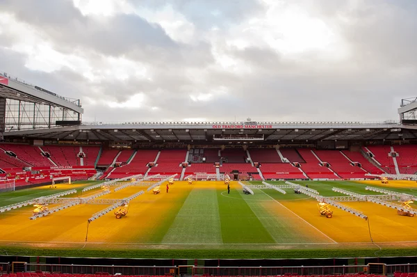 Manchester, Anglie: stadionu old trafford — Stock fotografie