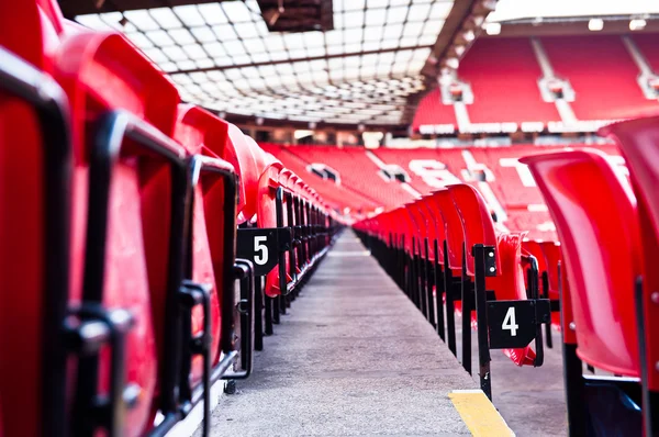 MANCHESTER, INGLÂNDIA: Estádio Old Trafford — Fotografia de Stock