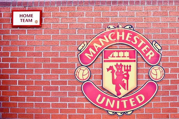 MANCHESTER, INGLÂNDIA: Estádio Old Trafford — Fotografia de Stock