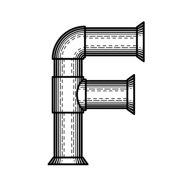 Steampunk font — Stock Photo, Image
