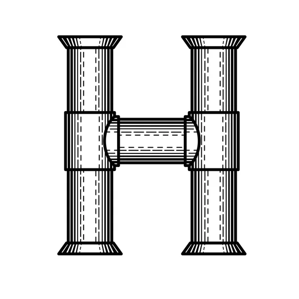 蒸汽朋克字体 — 图库照片