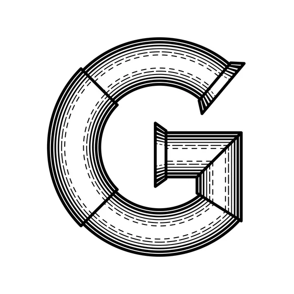 Steampunk font — Stock Photo, Image