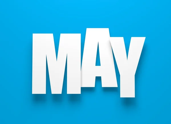 May on blue. — Stock Photo, Image