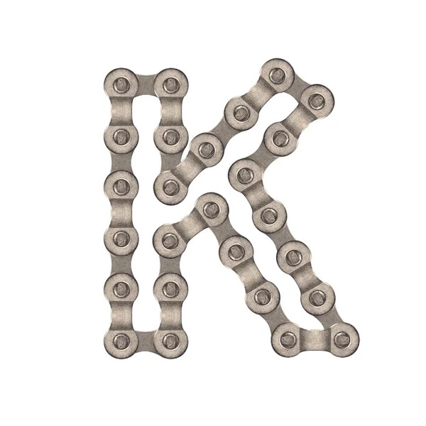 Chain alphabet — Stock Photo, Image