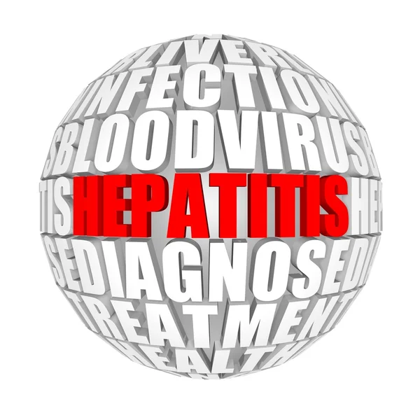 Hepatite. — Fotografia de Stock