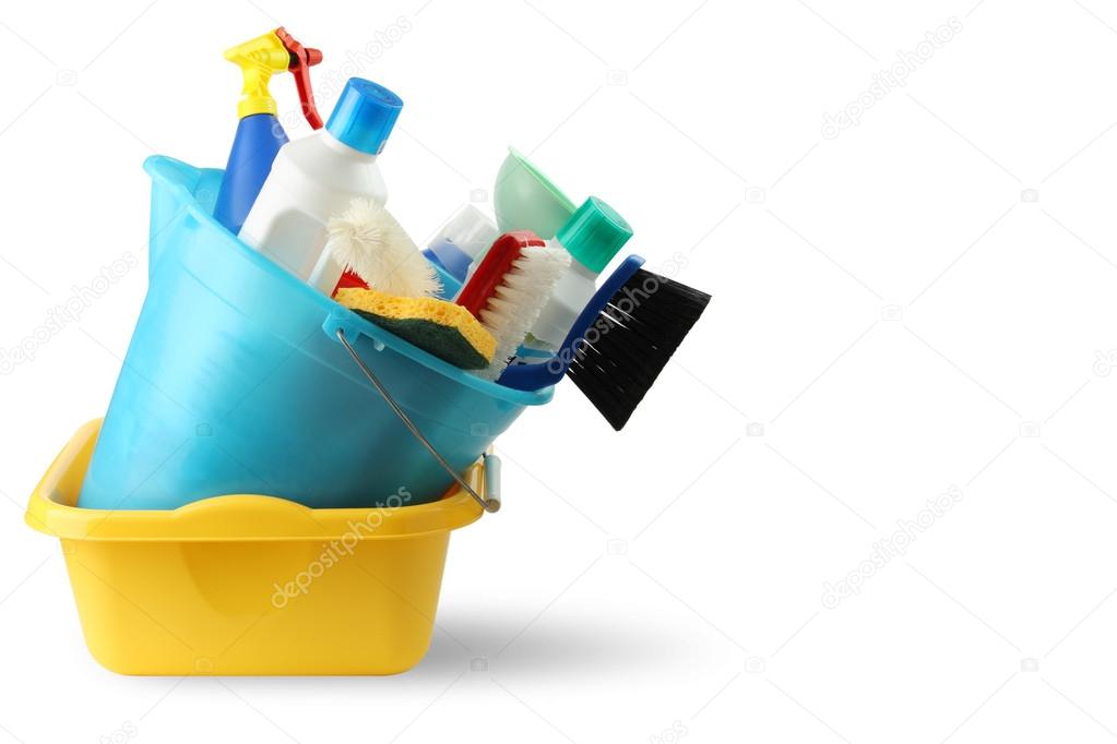 Basin and bucket cleaning detergents