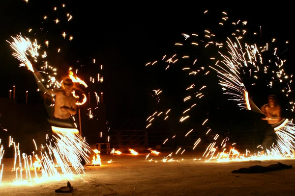 Mostra con il fuoco — Foto Stock