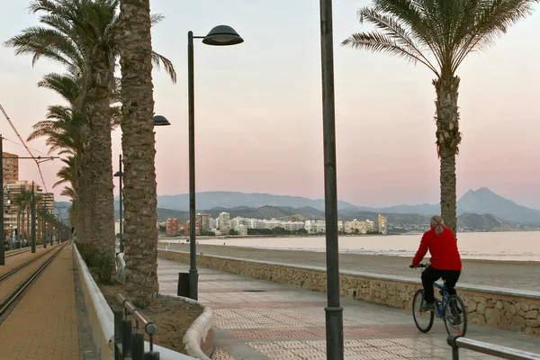 plaj. muchavista il alicante-alacant, İspanya