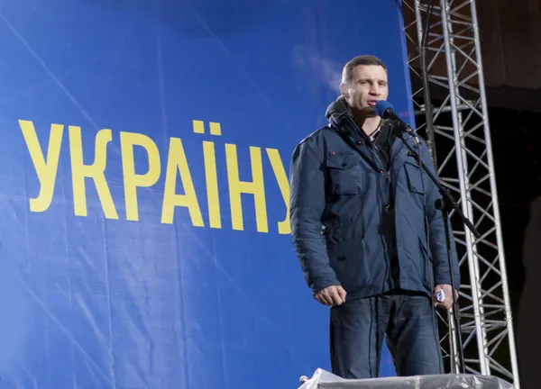 Vitali Klitschko. Euromaidan — Φωτογραφία Αρχείου