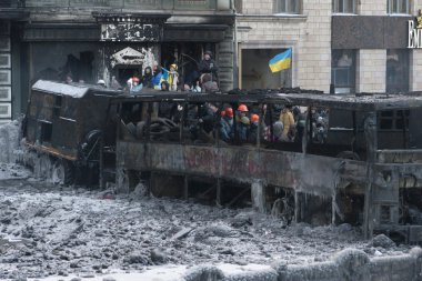 Kiev, Ukrayna - ö. 23 Ocak 2014