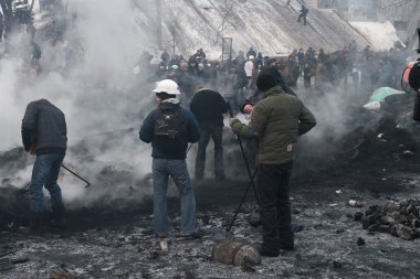 Kiev, Ukrayna - ö. 23 Ocak 2014