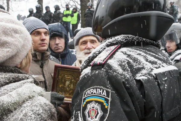 Kiev, Ukraina - 21 januari — Stockfoto