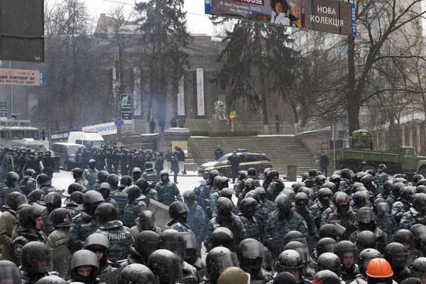 Maidan. street Hrushevskoho — Stock Photo, Image