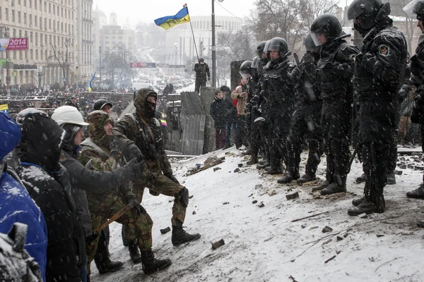 Maidan. calle Hrushevskoho — Foto de Stock