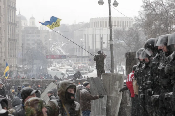 Maidan. Straat hrushevskoho — Stockfoto