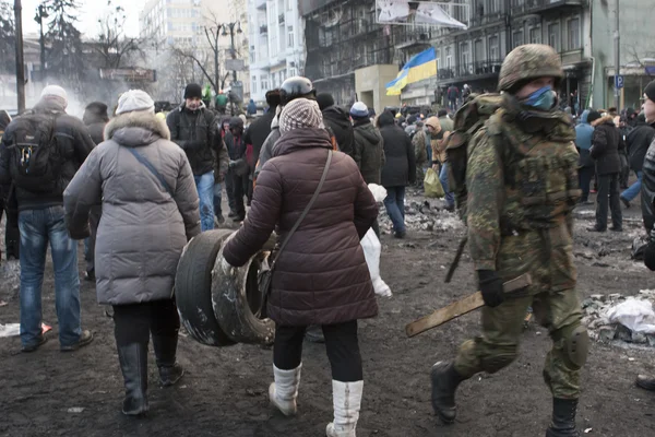 Kiev, Ukraina - den 23 januari, 2014 — Stockfoto