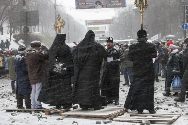 Kiev, Ukraina - 21 januari — Stockfoto