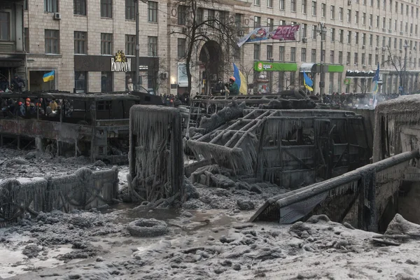 KIEV, UKRAINE - January 23, 2014 — Stock Photo, Image