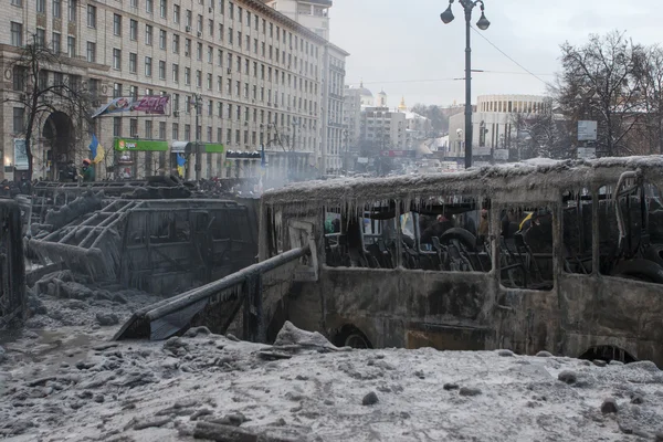Kiev, Ukraina - den 23 januari, 2014 — Stockfoto
