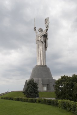 Monument van het moederland, kiev, Oekraïneanıt vatan, kiev, Ukrayna