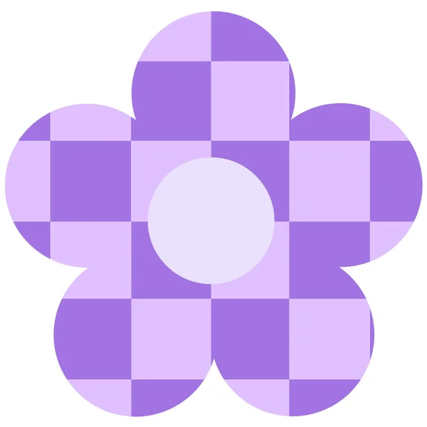 Květina Webová Ikona Jednoduchá Ilustrace — Stock fotografie