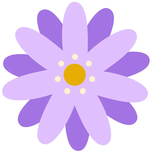 Kwiat Ikona Web Prosta Ilustracja — Zdjęcie stockowe