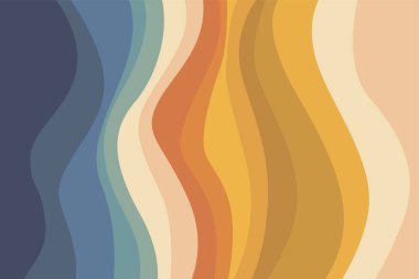 Renkli satırlarla soyut arkaplan