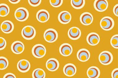 Çemberli soyut geometrik desen