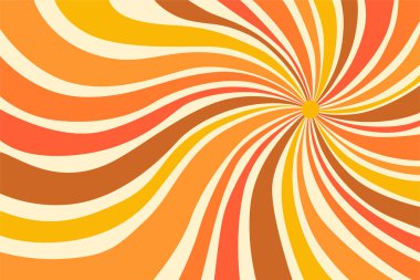 Wavy retro abstract texture background. Hippie pattern.
